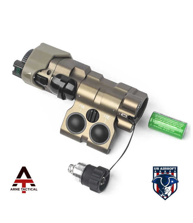 Arne Tacical Weapon Laser ( Red Laser ) Aluminum Construction (FDE)