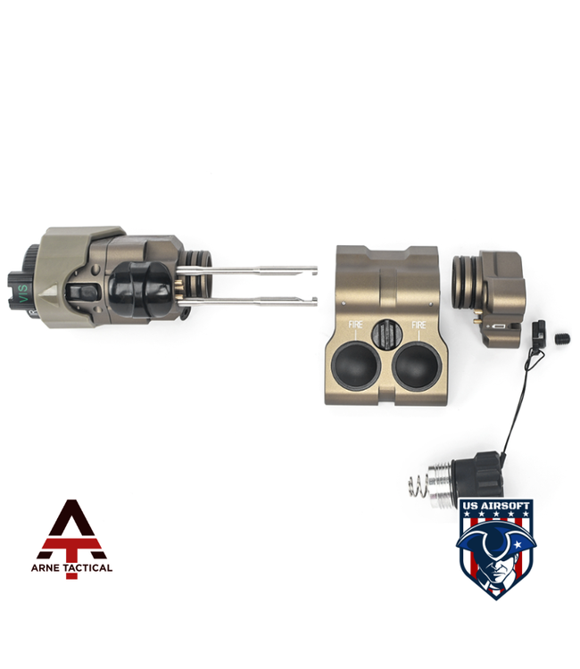 Arne Tacical Weapon Laser ( Red Laser ) Aluminum Construction (FDE)