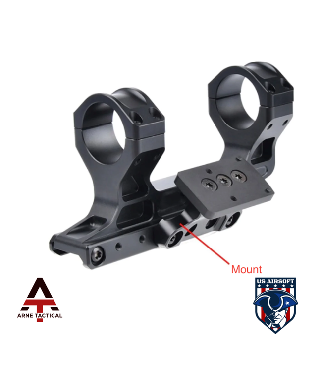Arne Tactical Offset Optic Base Mount RMR T1 T2 Rail Mount (DE)