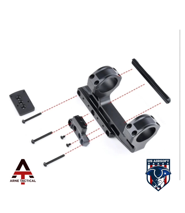 Arne Tactical Offset Optic Base Mount RMR T1 T2 Rail Mount (DE)