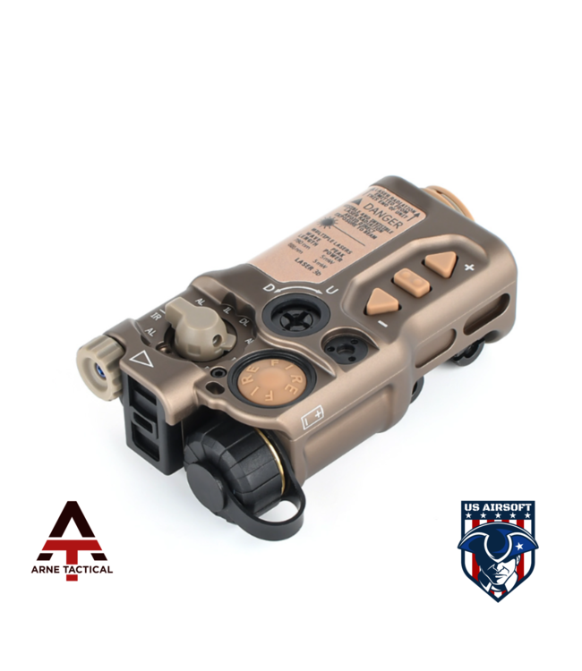 Arne Tactical  Aiming Green & IR Laser (aluminum) Dark Earth