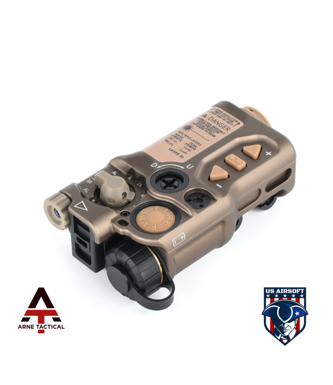 Arne Tactical Arne Tactical  Aiming Green & IR Laser (aluminum) Dark Earth