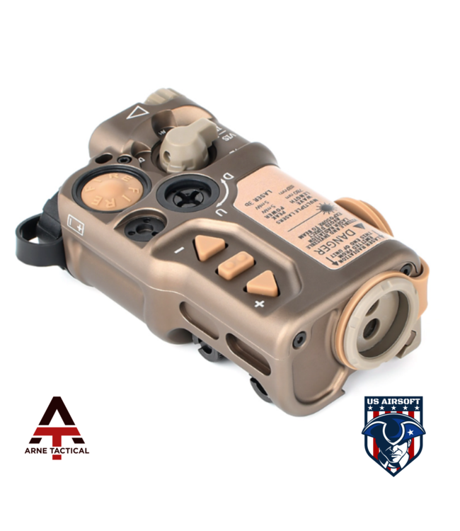 Arne Tactical  Aiming Green & IR Laser (aluminum) Dark Earth