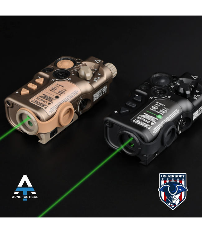 Arne Tactical  Aiming Green & IR Laser (aluminum) Dark Earth
