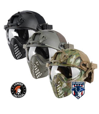 G-Force G-Force Tactical Piloteer Bump Helmet Mask w/ Adapter