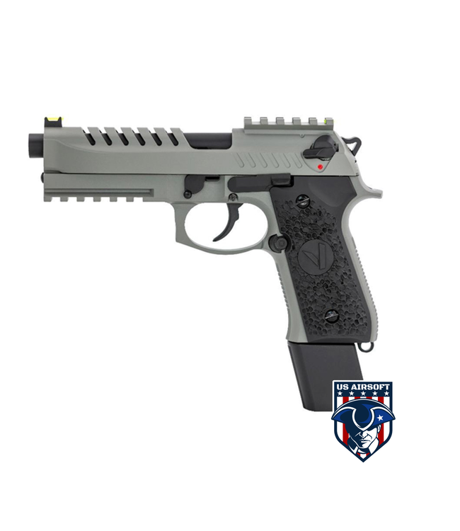 Vorsk Airsoft Tactical VM9 Gas Blowback Pistol - Grey