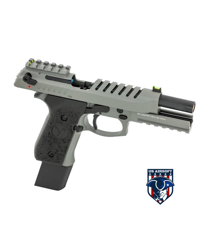 Vorsk Airsoft Tactical VM9 Gas Blowback Pistol - Grey