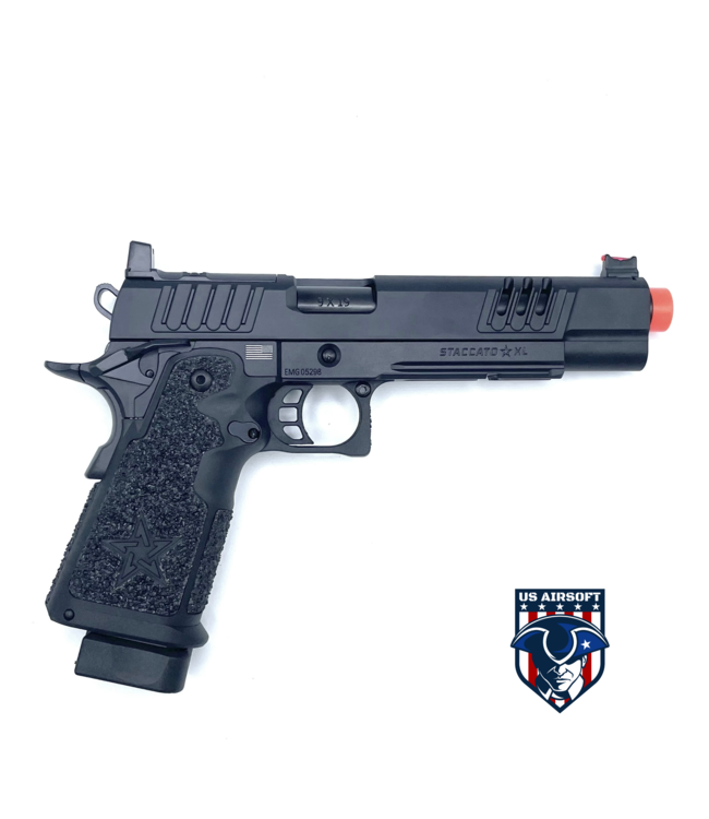 EMG Staccato Licensed XL 2011 Gas Blowback Airsoft Pistol (Model: Pro Grip / CNC / CO2 / Gun Only)
