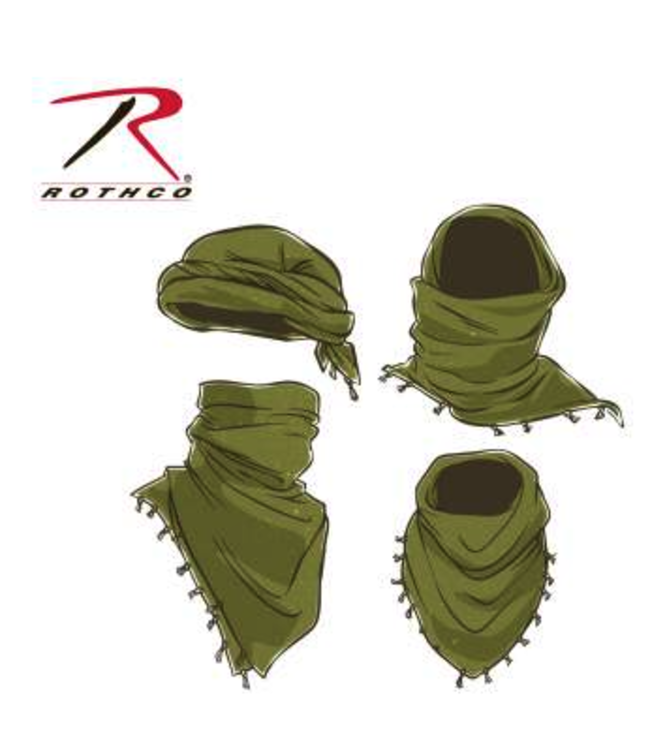 Rothco Gadsden Snake Shemagh Tactical Scarf