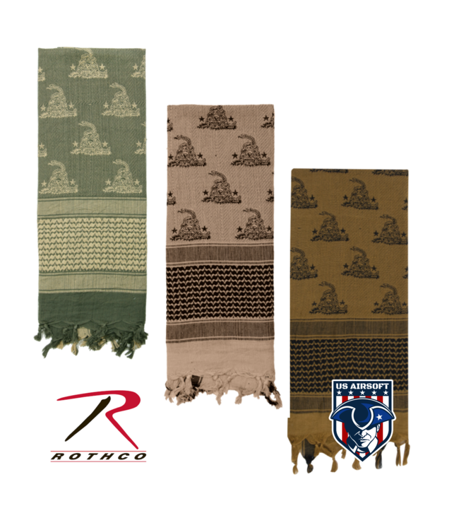 Rothco Gadsden Snake Shemagh Tactical Scarf