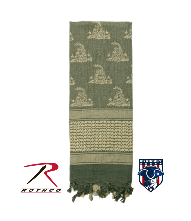 Rothco Gadsden Snake Shemagh Tactical Scarf