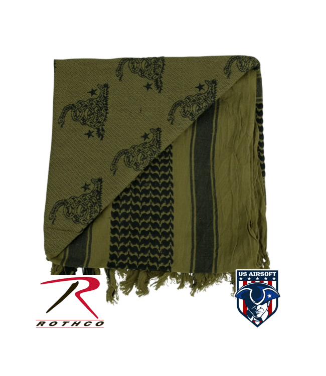 Rothco Gadsden Snake Shemagh Tactical Scarf
