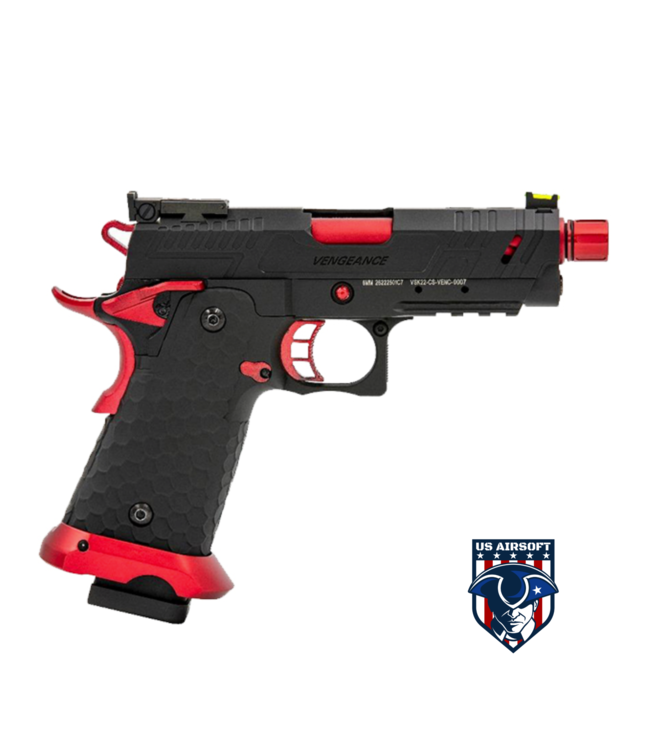 Vorsk Airsoft CS Compact Vengeance 3.8 Hi Capa - Red Match