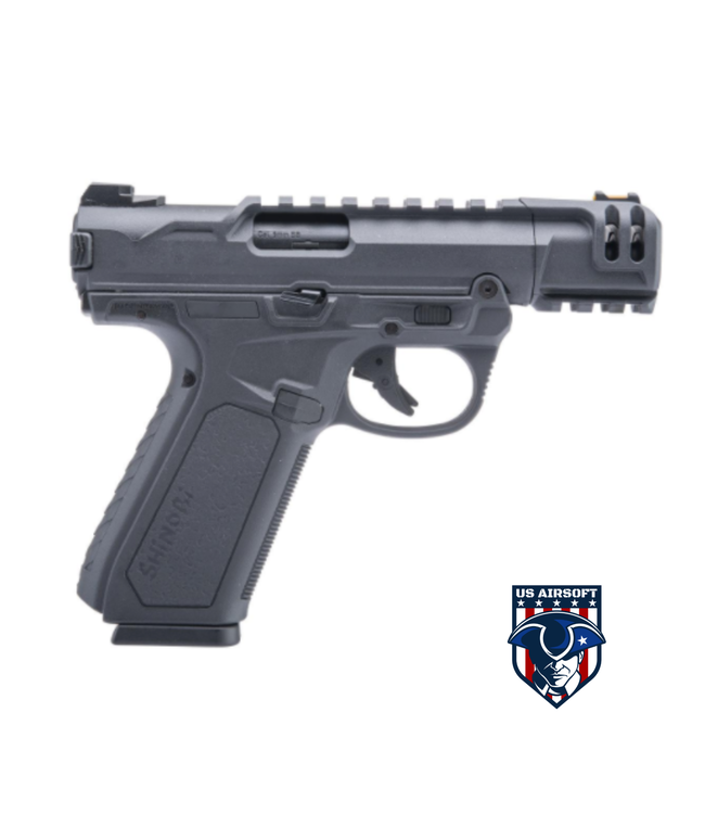 Action Army International Version AAP-01C Compact Airsoft Gas Blowback Pistol (Color: Black)