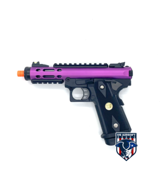 WE-Tech WE-Tech Galaxy Hi-CAPA Gas Blowback Airsoft Pistol (Color: Purple / Checkered Frame)