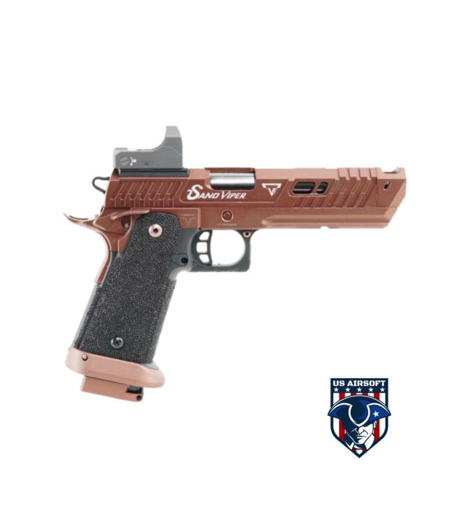 TTI Sand Viper Hi Capa by JAG Arms Airsoft Pistol - Green Gas