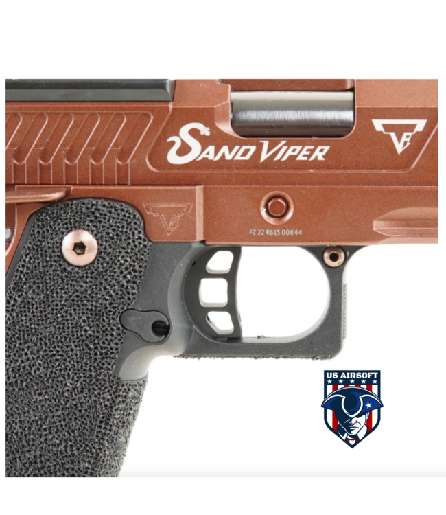 TTI Sand Viper Hi Capa by JAG Arms Airsoft Pistol - Green Gas