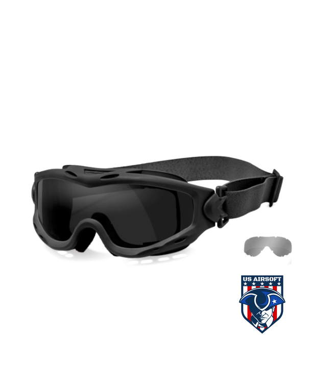 Wiley X Spear Goggle Grey / Clear / Black Frame