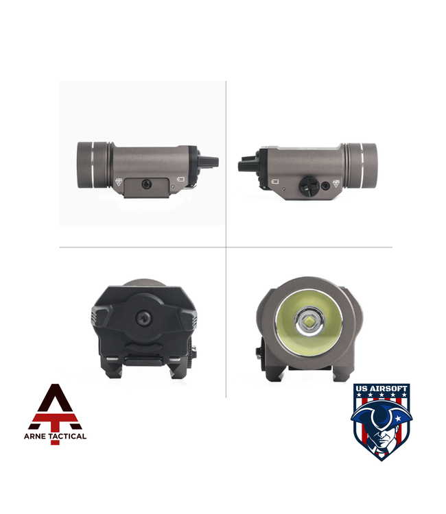 Arne Tactical High Lumen Tactical Pistol Light (FDE)
