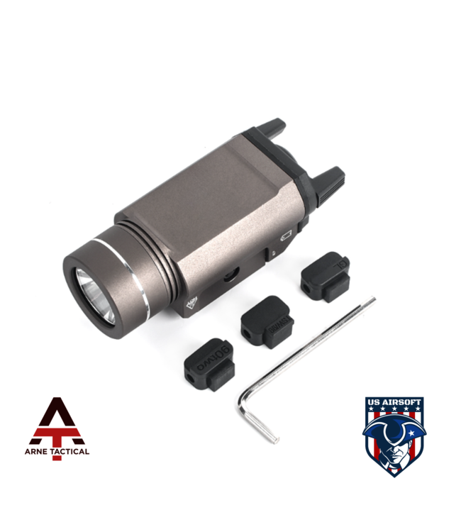 Arne Tactical High Lumen Tactical Pistol Light (FDE)