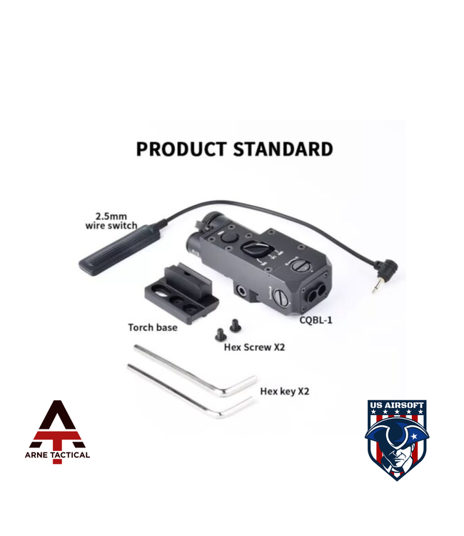 Arne Tactical Close Quarters Battle Laser (Green&IR Laser) Black