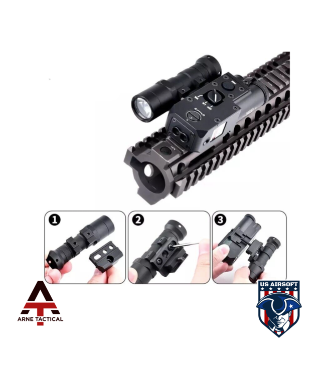 Arne Tactical Close Quarters Battle Laser (Green&IR Laser) Black