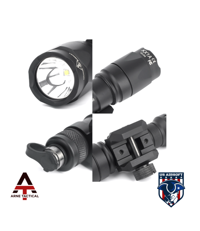Arne Tactical Mini Light with Pressure Pad - Black