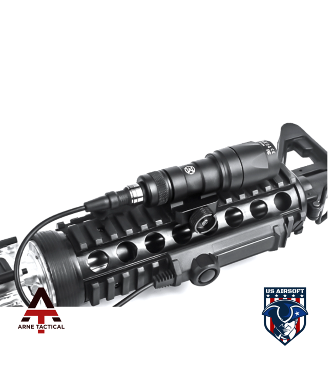 Arne Tactical Mini Light with Pressure Pad - Black