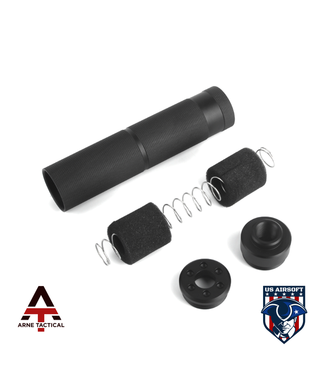 Arne Tactical C Type Silencer 155MM Version (Black)