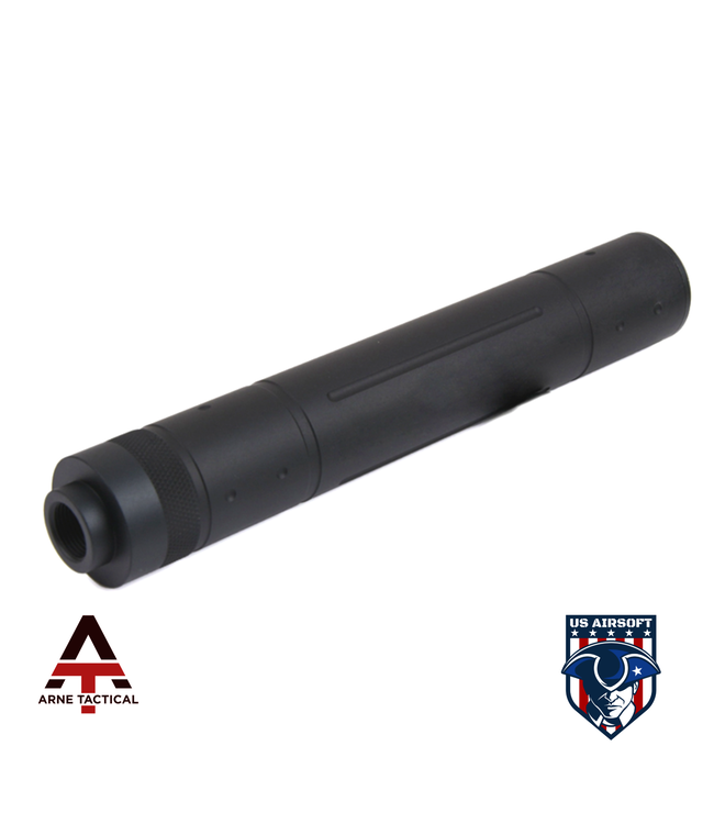 Arne Tactical D Type Silencer 195MM Version (Black)