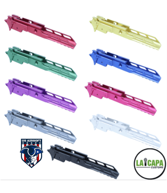 LA Capa Customs Aluminum V2 Competition Frame (Cutout Version)-Purple