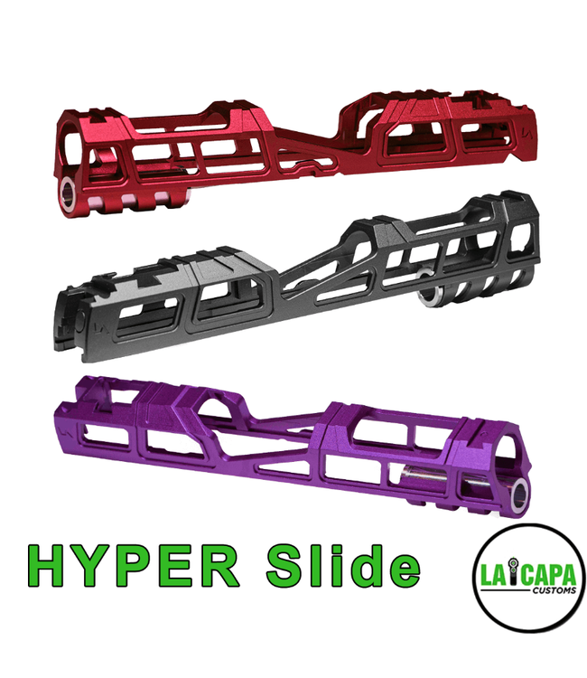 LA Capa Customs 5.1 “HYPER” Aluminum Slide - Silver