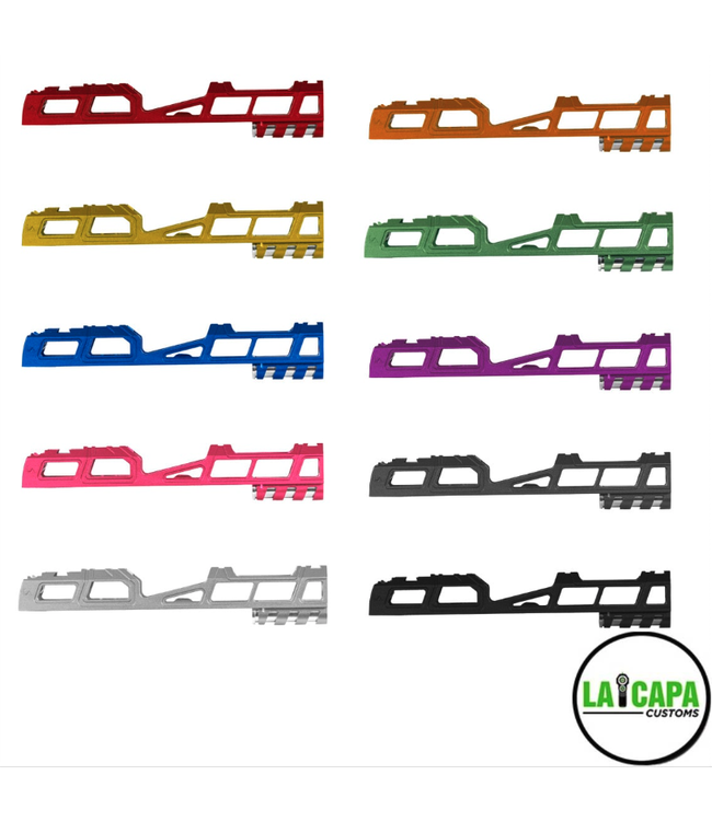 LA Capa Customs 5.1 “HYPER” Aluminum Slide - Black Chrome