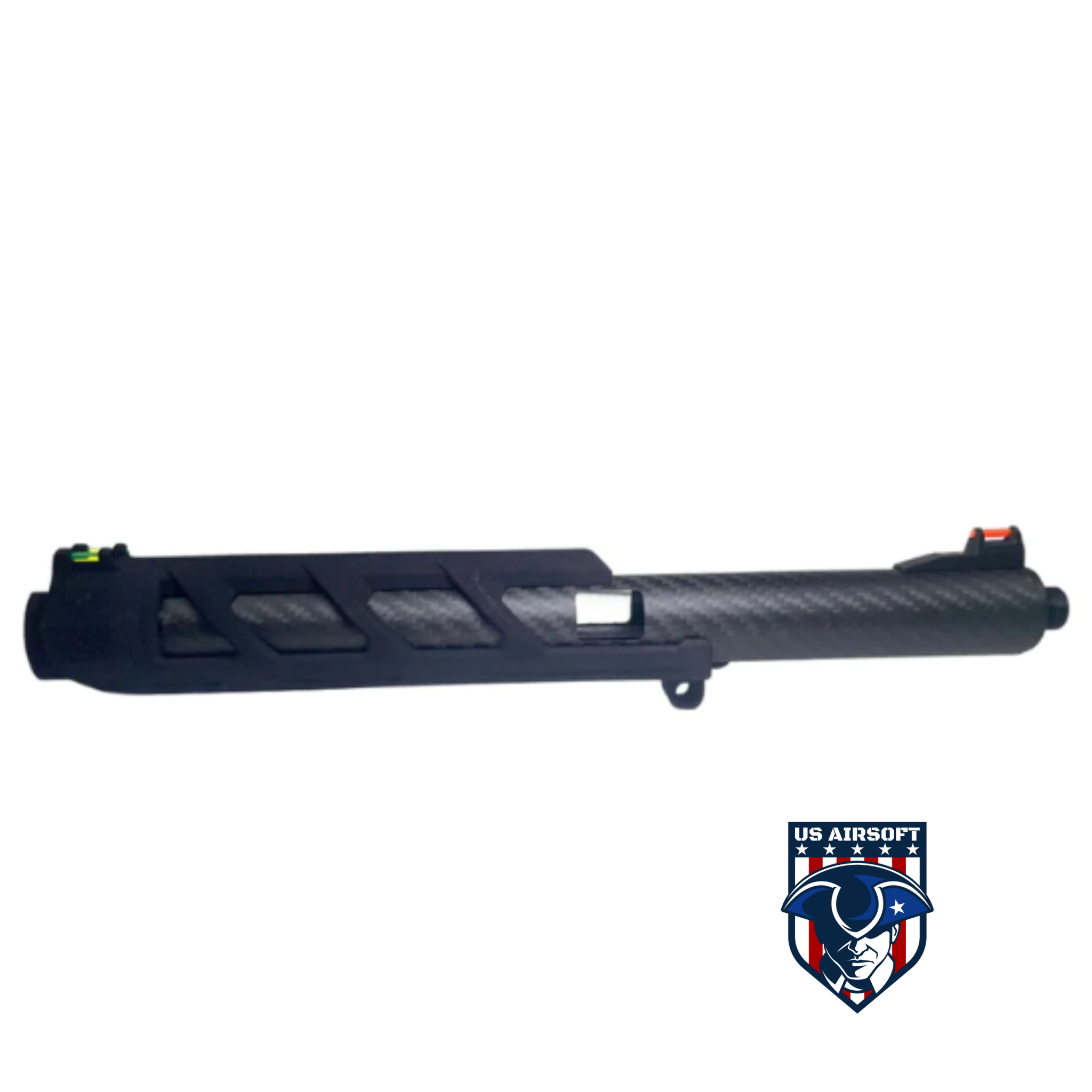 AirTac Customs AEG CRBN Upper 128mm (Matte Black) - US Airsoft, Inc.
