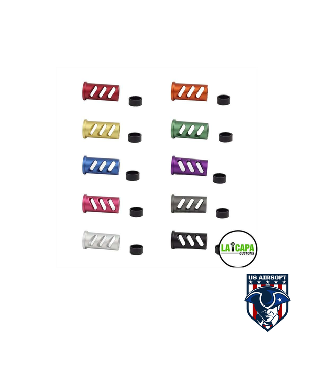 LA Capa Customs Lightweight 4.3 Guide Plug (With Delrin Ring) For Hi Capa (Black)