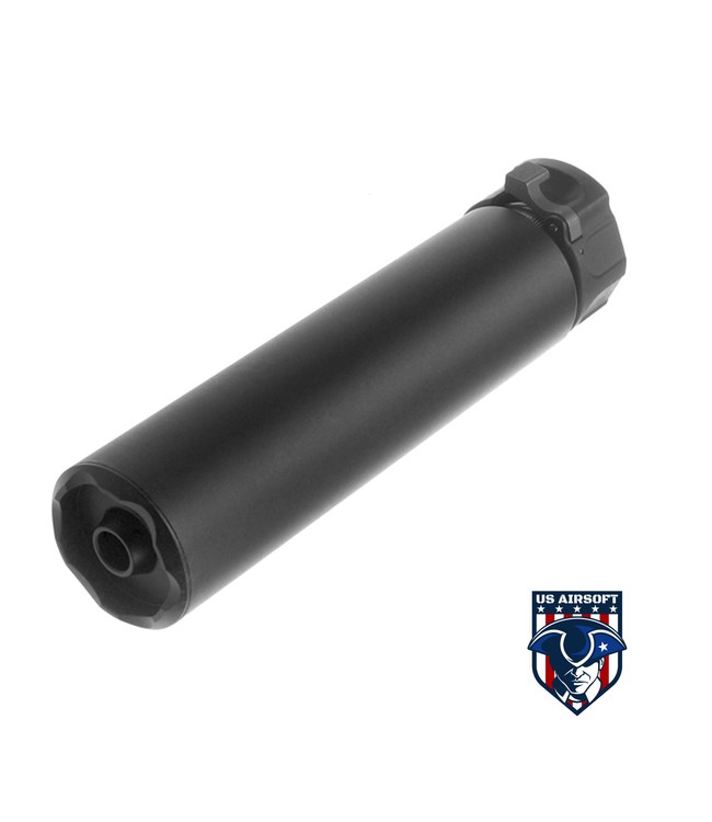 ATLAS CUSTOM WORKS FULL METAL SOCOM QD BARREL EXTENSION W/ FLASH HIDER (BLACK)