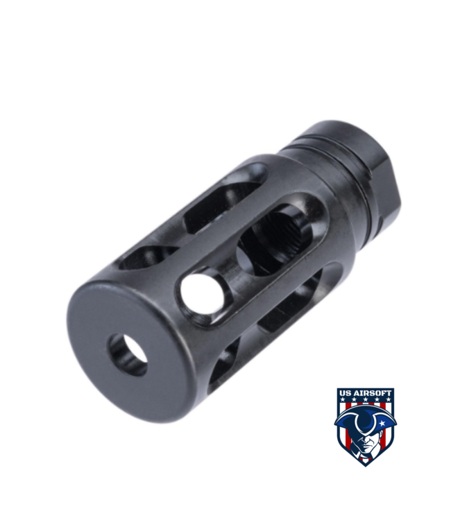 5KU 5KU 14mm Negative Breacher Muzzle Break for Airsoft Rifles