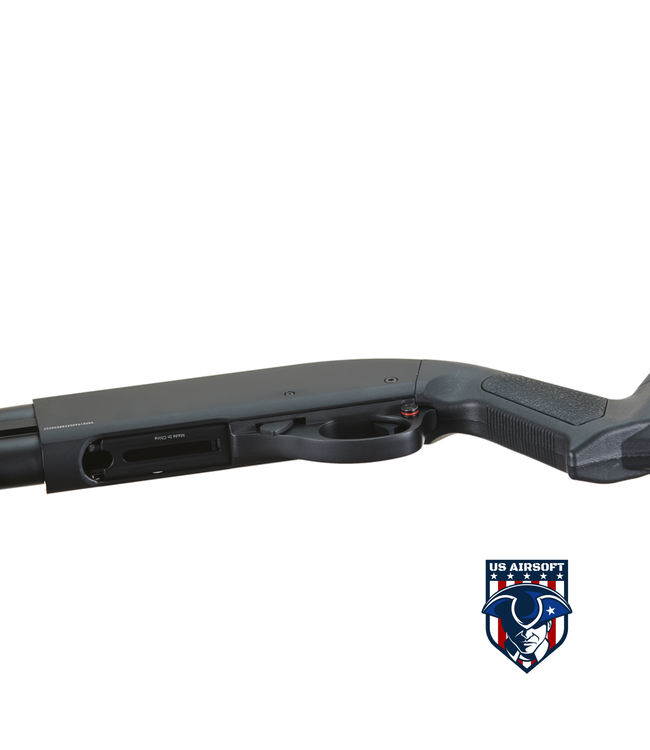 Golden Eagle Airsoft M870 MP M-LOK Style 3/6-Shot Pump Action Gas Shotgun - Black