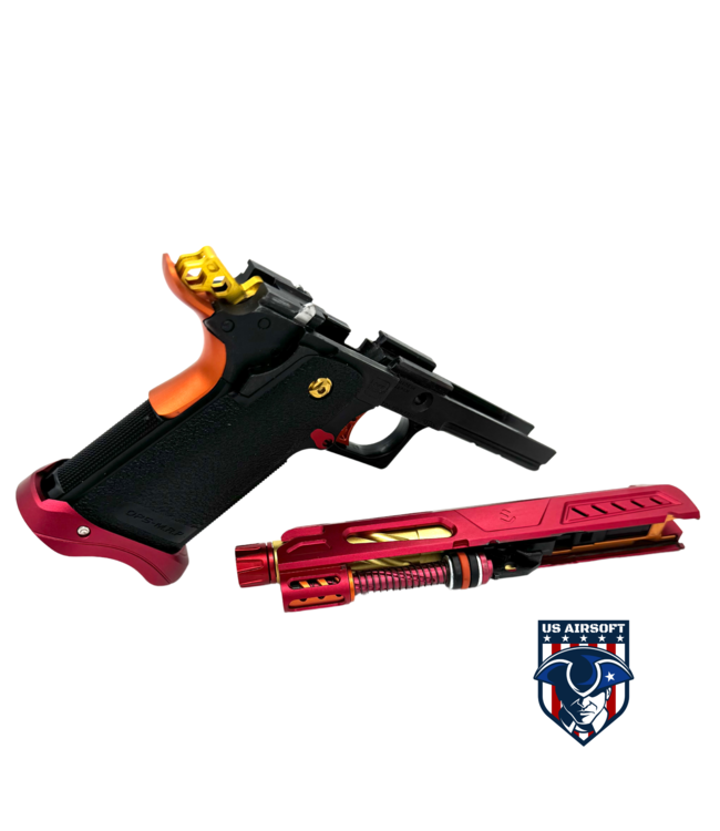 US Airsoft | Red & Orange COBRA 4.3 Hi-Capa Custom Build