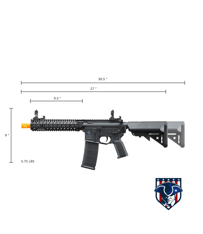 Lancer Tactical Gen 2 Raider M4 Airsoft AEG Rifle (Color: Black)