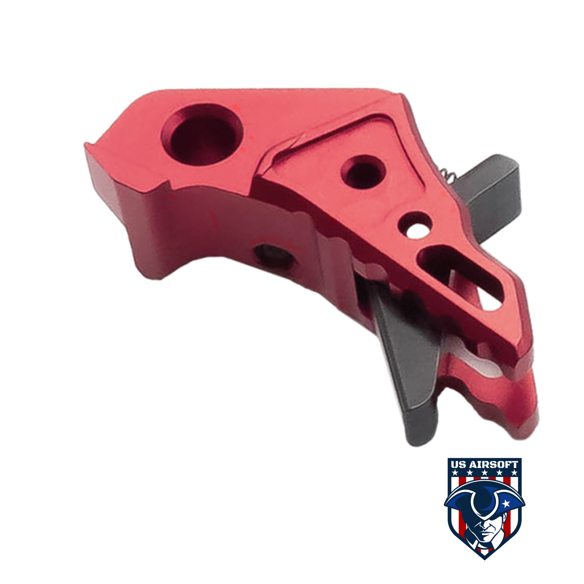 Action Army AAP-01 Adjustable Flat Trigger (Color: Red) - US Airsoft, Inc.