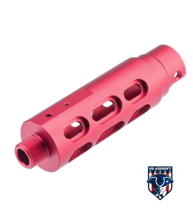 Matrix CNC Outer Barrel for AAP-01 "Assassin" Gas Airsoft Pistol (Model: Type A / Red)
