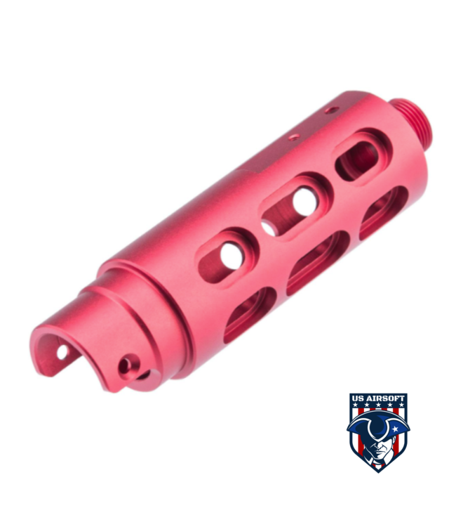 Matrix CNC Outer Barrel for AAP-01 "Assassin" Gas Airsoft Pistol (Model: Type A / Red)