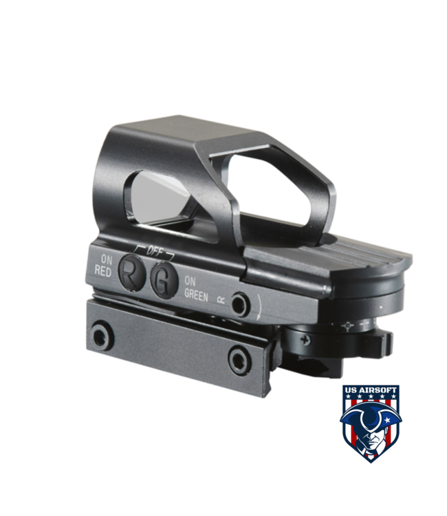 Lancer Tactical 1x Reflect Sight with Button Control (Color: Black)