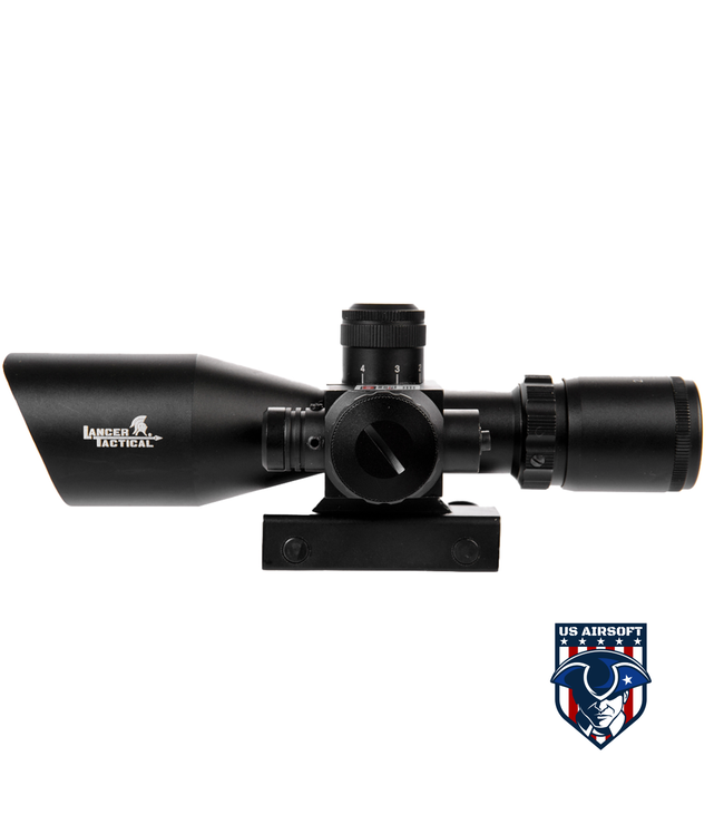 Lancer Tactical CA-414B 2.5-10X40 ER RED & GREEN DUAL ILLUMINATED SCOPE