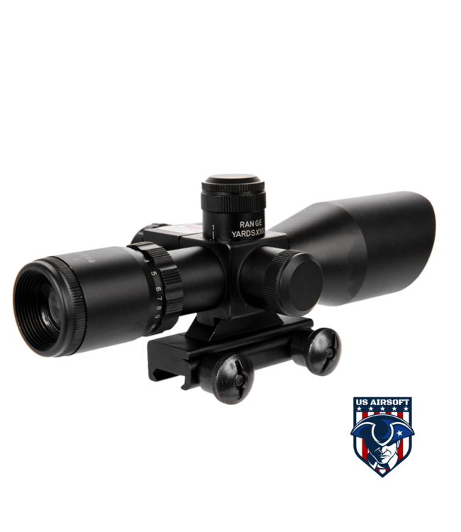Lancer Tactical CA-414B 2.5-10X40 ER RED & GREEN DUAL ILLUMINATED SCOPE
