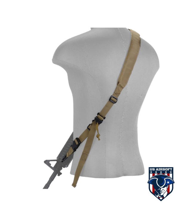 Lancer Tactical  2-POINT PADDED RIFLE SLING (TAN)