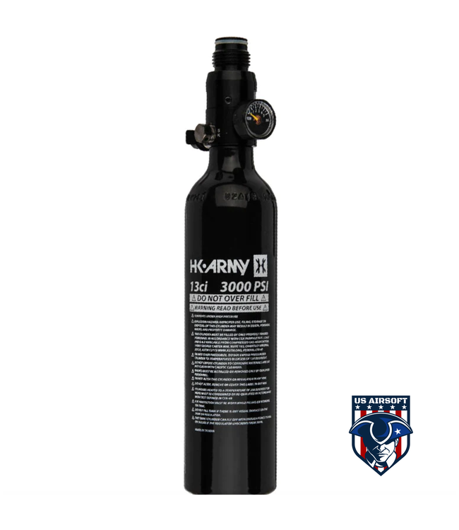 HK Army 13ci/3000psi Aluminum Tank Compressed Air Tank - Black