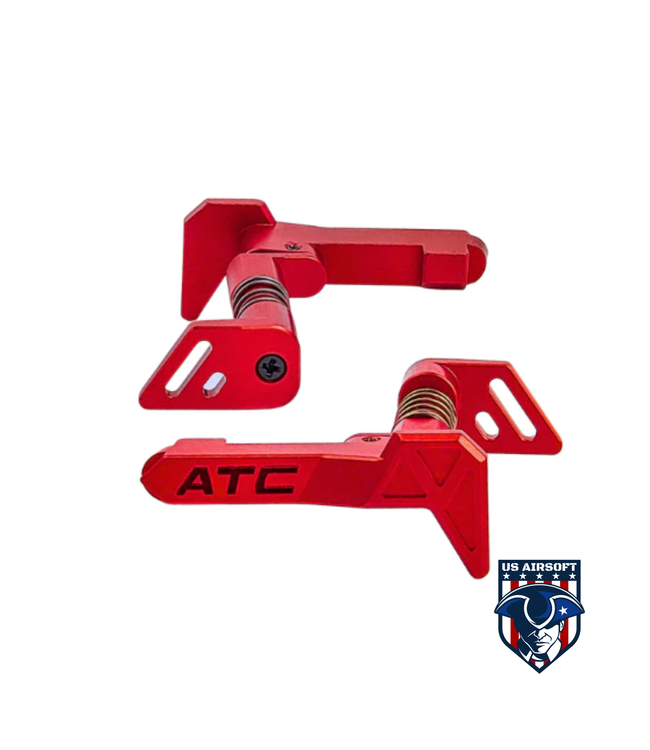 AirTac Customs "Shard" Aluminum M4 Mag Release (Red)