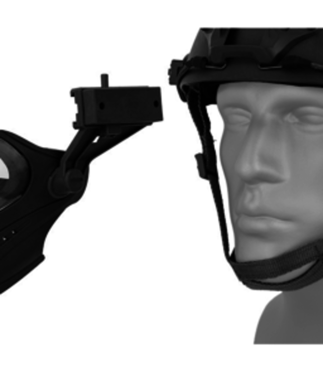 G-Force Tactical Piloteer Bump Helmet Mask w/ Adapter
